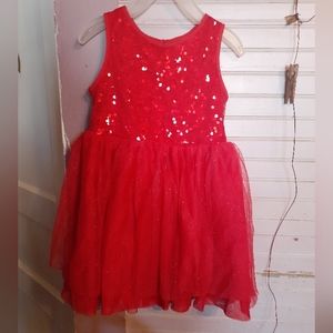 Girls sequins and glitter dress